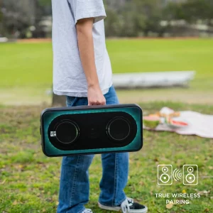 Altec Lansing Shockwave 200 Wireless Party Speaker 180W Bluetooth Speaker with a Long Lasting 12 Hour Battery