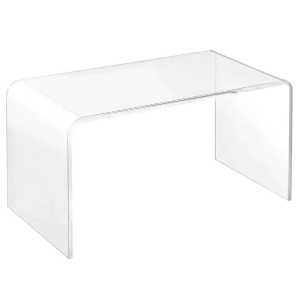 HOMCOM 32 Long Rectangle All Acrylic 15mm Thick Waterfall Coffee Table