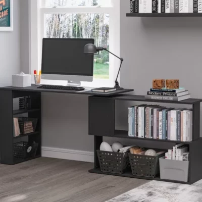 HOMCOM L Shaped Corner Desk