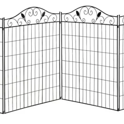 Outsunny Garden Decorative Fence 4 Panels