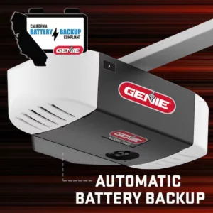 Genie 1-1/4 Hpc Belt Drive Garage Door Opener Battery Back-up