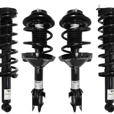 Unity 4-11905-15920-001 Front and Rear 4 Wheel Complete Strut Assembly Kit