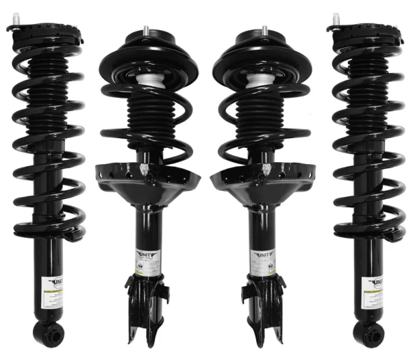 Unity 4-11905-15920-001 Front and Rear 4 Wheel Complete Strut Assembly Kit