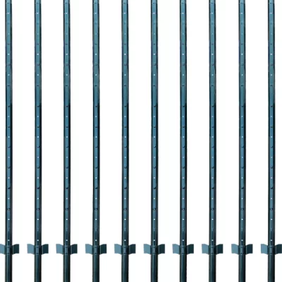 ARIFARO Fence Posts 7 Feet Sturdy Duty Metal Fence Post